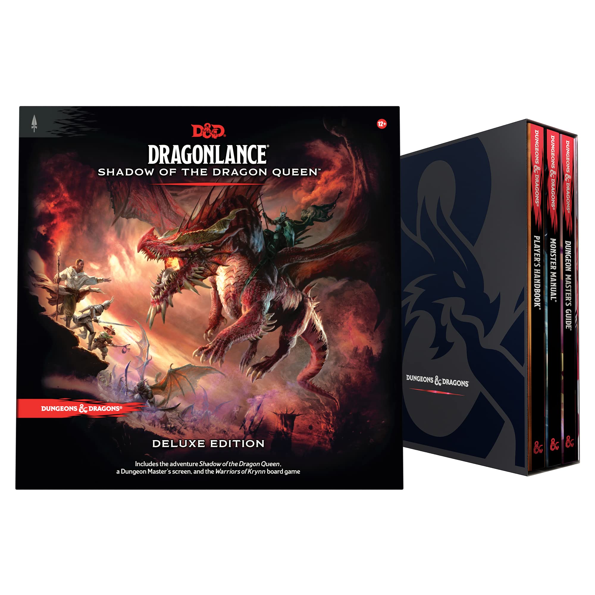Dungeons & Dragons Bundle - Dragonlance: Shadow of The Dragon Queen Deluxe Edition & Core Rulebook Gift Set | Fantasy RPG Adventure Game | Perfect for Tabletop Gamers & D&D Enthusiasts