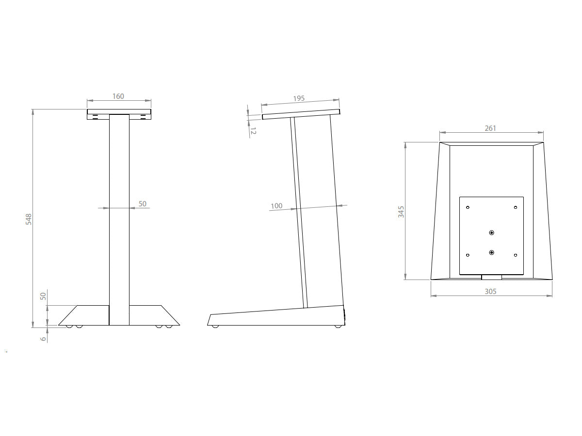 Focal Theva/Vestia Speaker Stands (Pair) - Premium Floor Stands for Bookshelf Speakers - Perfect for Home Theater, Studio, and Audiophile Setups