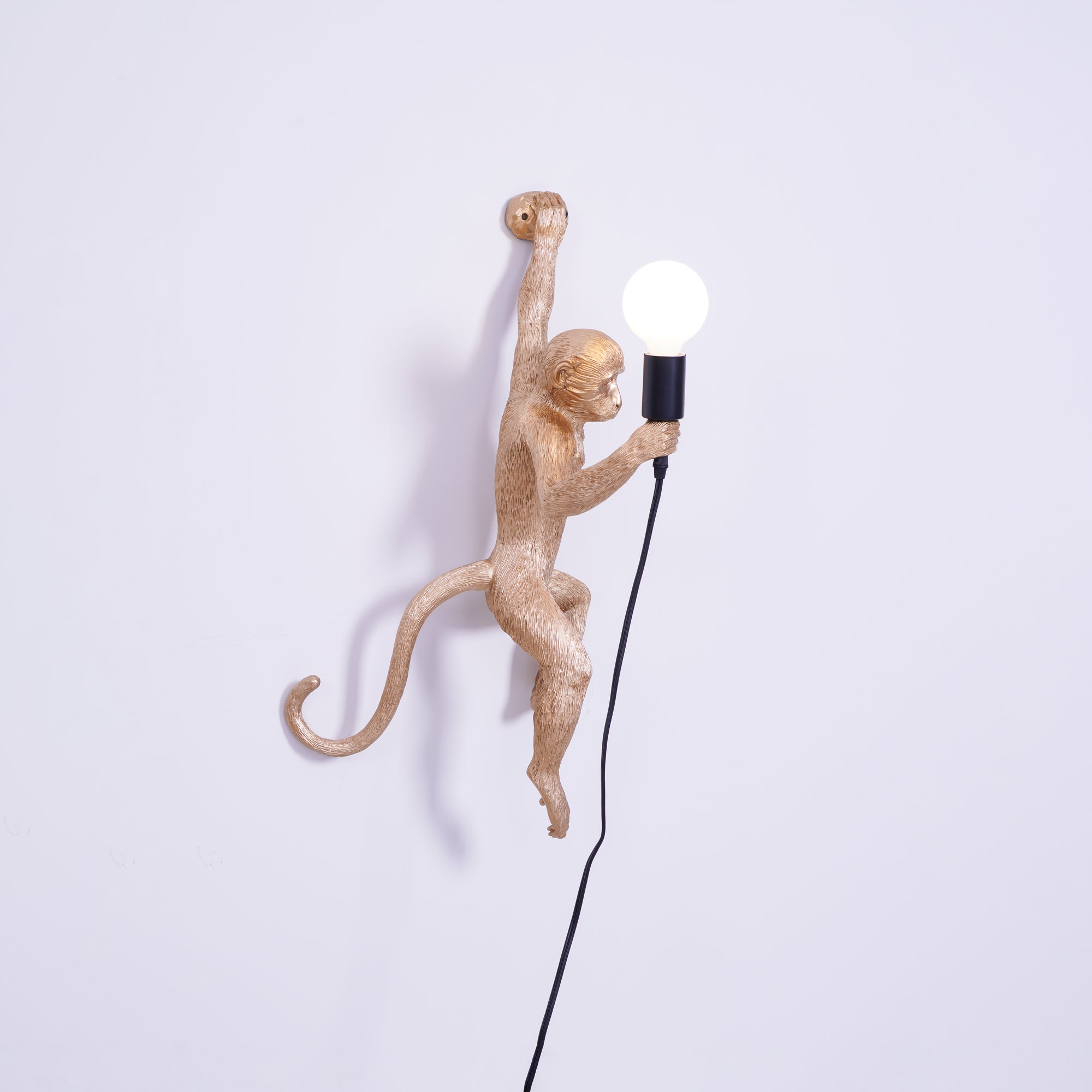 Cute Monkey Wall Lamp - LED Night Light for Kids Room, Nursery, Bedroom - Fun Animal-Themed Decor for Children's Spaces