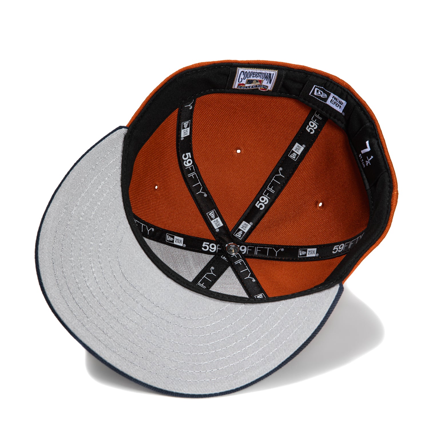 New Era 59Fifty Houston Astros 45th Anniversary Patch Snapback Hat - Burnt Orange & Navy - Perfect for Baseball Games, Fan Gear & Streetwear Fashion