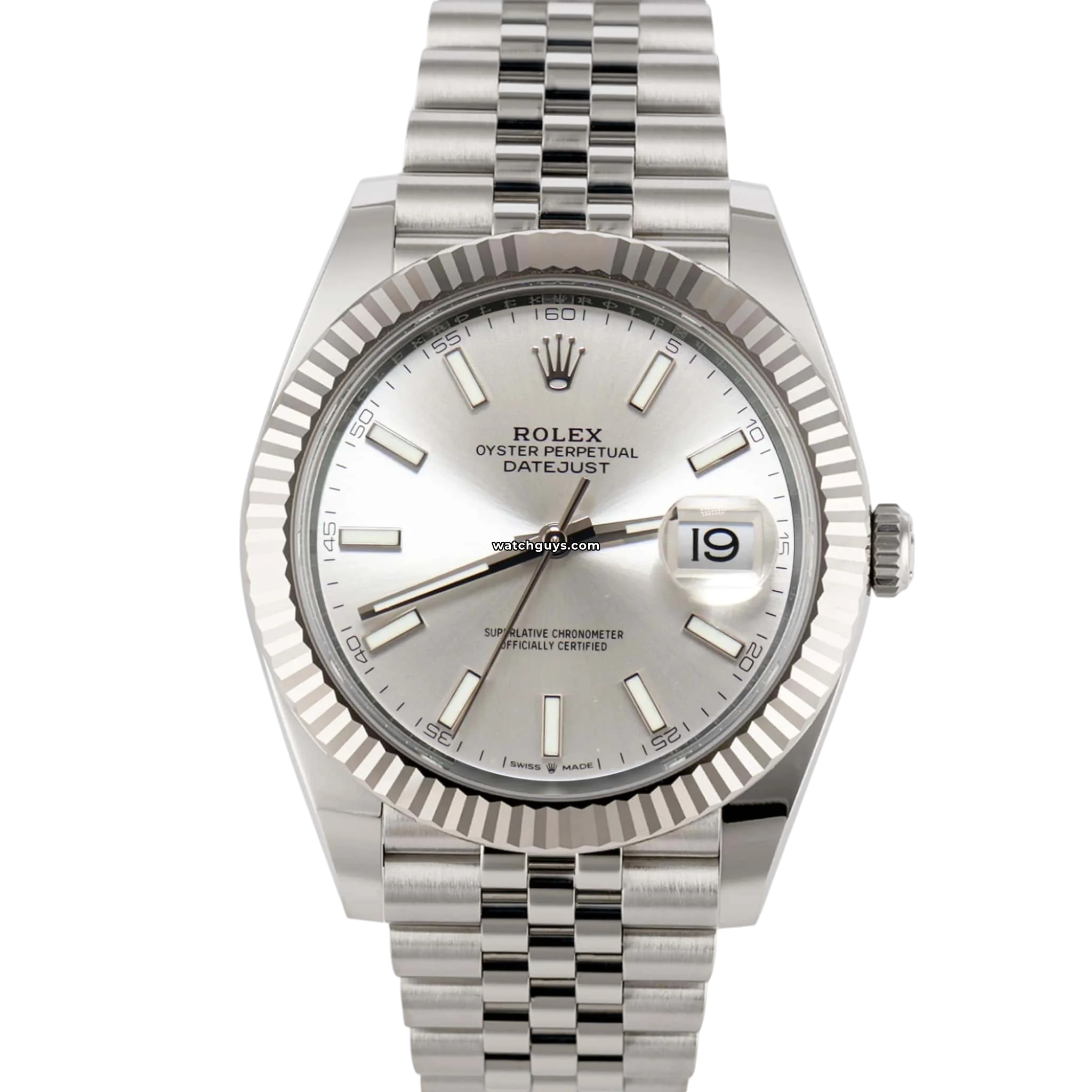 Rolex Datejust 126334 Silver Stainless Steel Watch - Luxury Timepiece for Men, Business & Formal Occasions