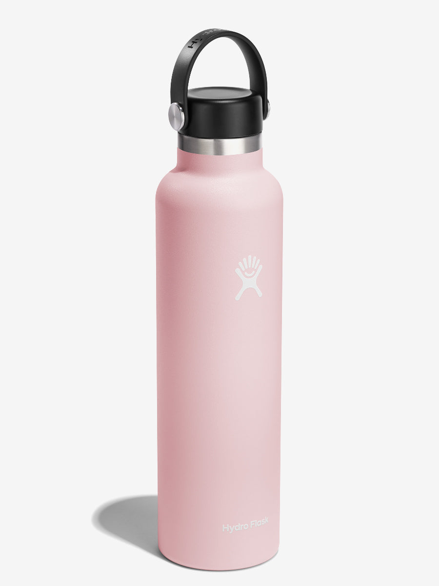 Hydro Flask 621ml (21oz) Standard Mouth Water Bottle with Flex Cap - Trillium Color | Insulated Stainless Steel Vacuum Flask for Hiking, Gym & Outdoor Activities