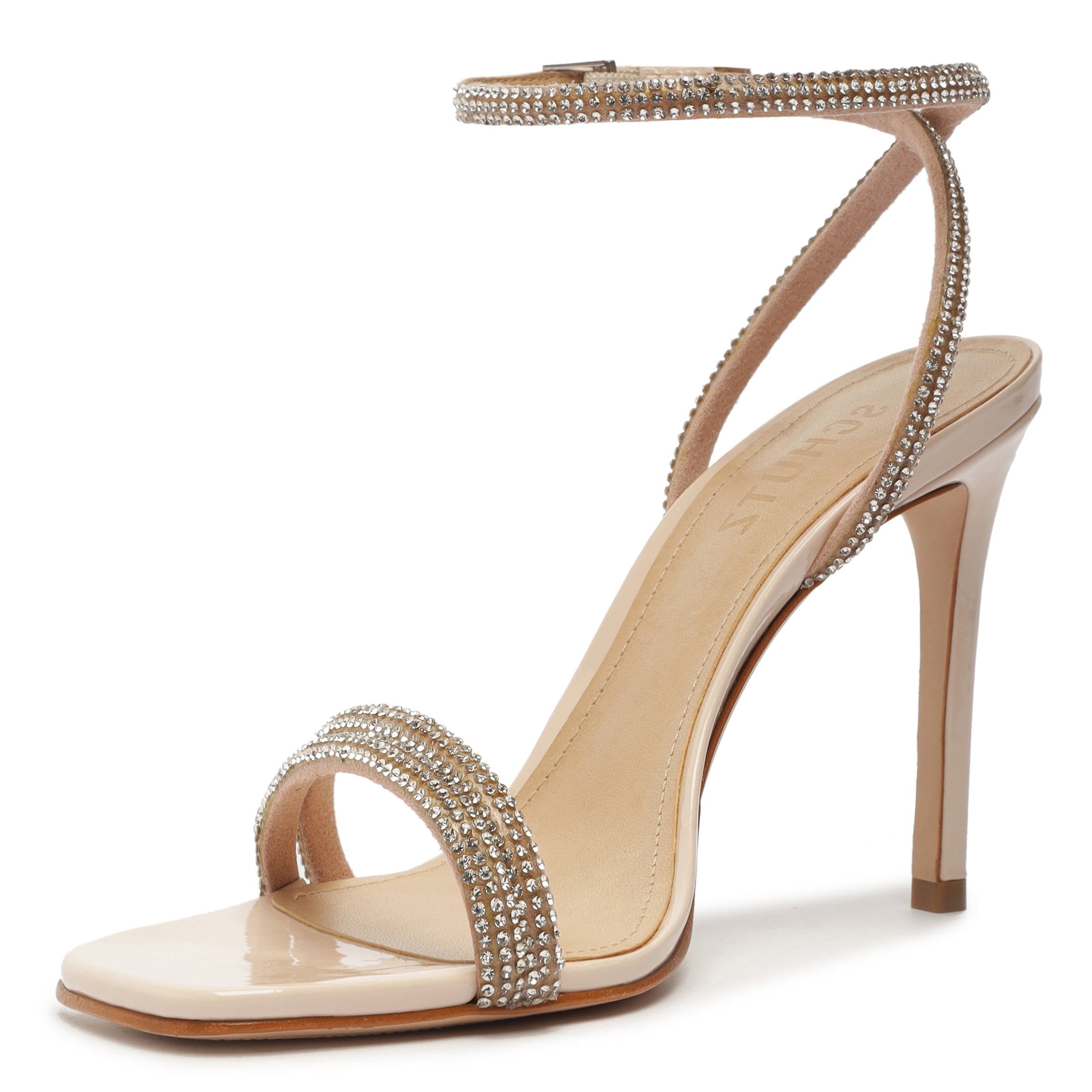 Altina Glam Patent Sandal - Women's High Heel Dress Sandals for Parties & Weddings | Comfortable & Stylish Evening Shoes for Special Occasions