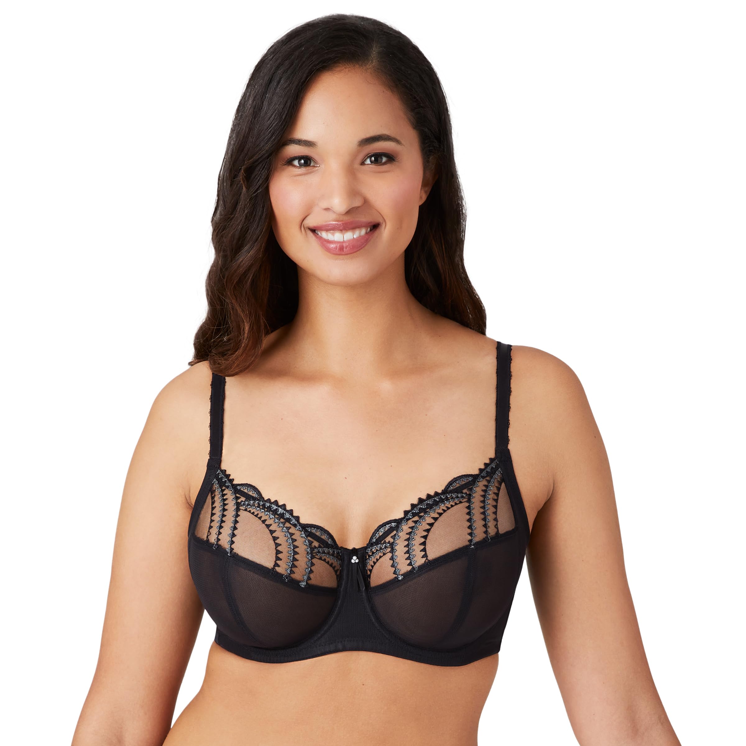 Wacoal Women's Evocative Edge Full Figure Underwire Bra - Comfortable Support for Plus Size Women | Perfect for Work, Date Night & Everyday Wear