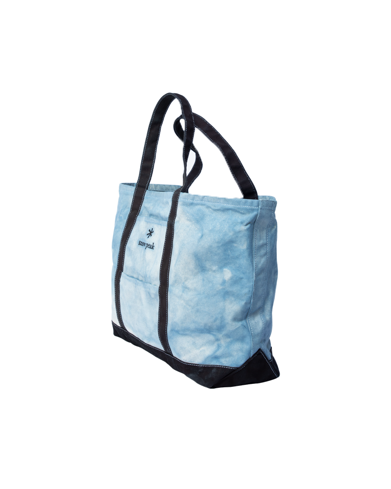 Handmade Indigo Dyed Canvas Tote Bag - Large Size for Women, Eco-Friendly & Stylish - Perfect for Beach, Shopping, and Everyday Use