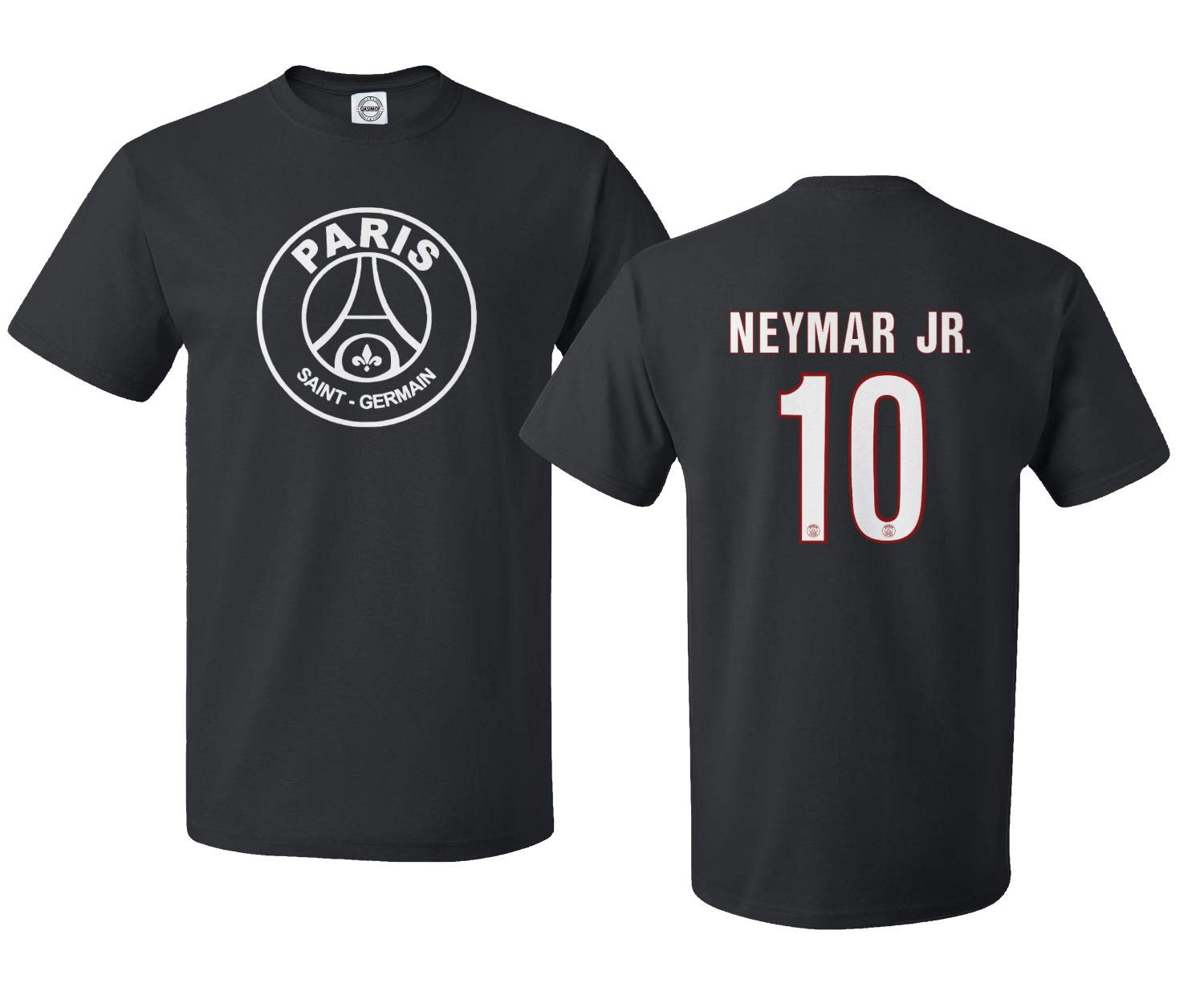 Neymar Jr. Paris Soccer Jersey #10 - Boys & Girls Youth T-Shirt - Spark Apparel - Perfect for Soccer Games, Training & Fan Support