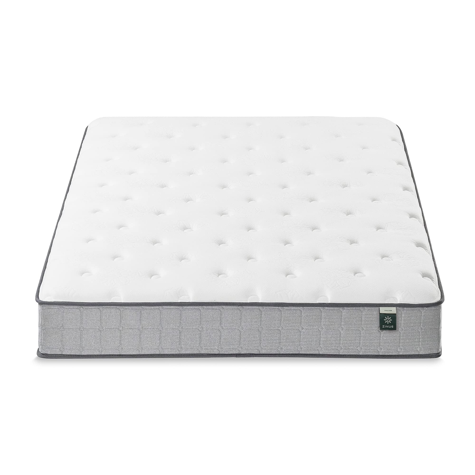ZINUS 10 Inch Queen Size Cooling Gel Hybrid Mattress - Motion Isolating Pocket Springs, Tight Top Innerspring Support, Mattress in a Box for Back Pain Relief & Pressure Relief | Perfect for Bedroom, Guest Room & Dorm Use