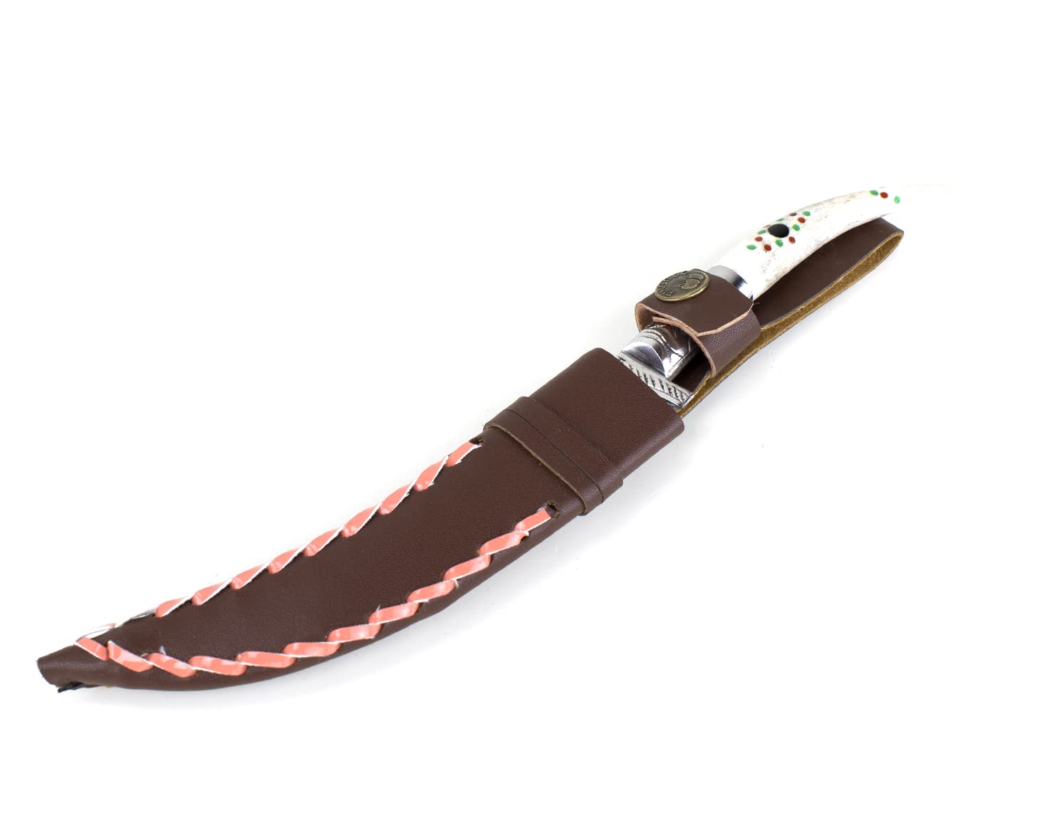Premium Uzbekistan Handmade Kitchen Knife with Natural Horn Handle - Sharp Chef Knife for Cooking, Slicing & Meat Cutting - Perfect Gift for Home Chefs & Culinary Enthusiasts