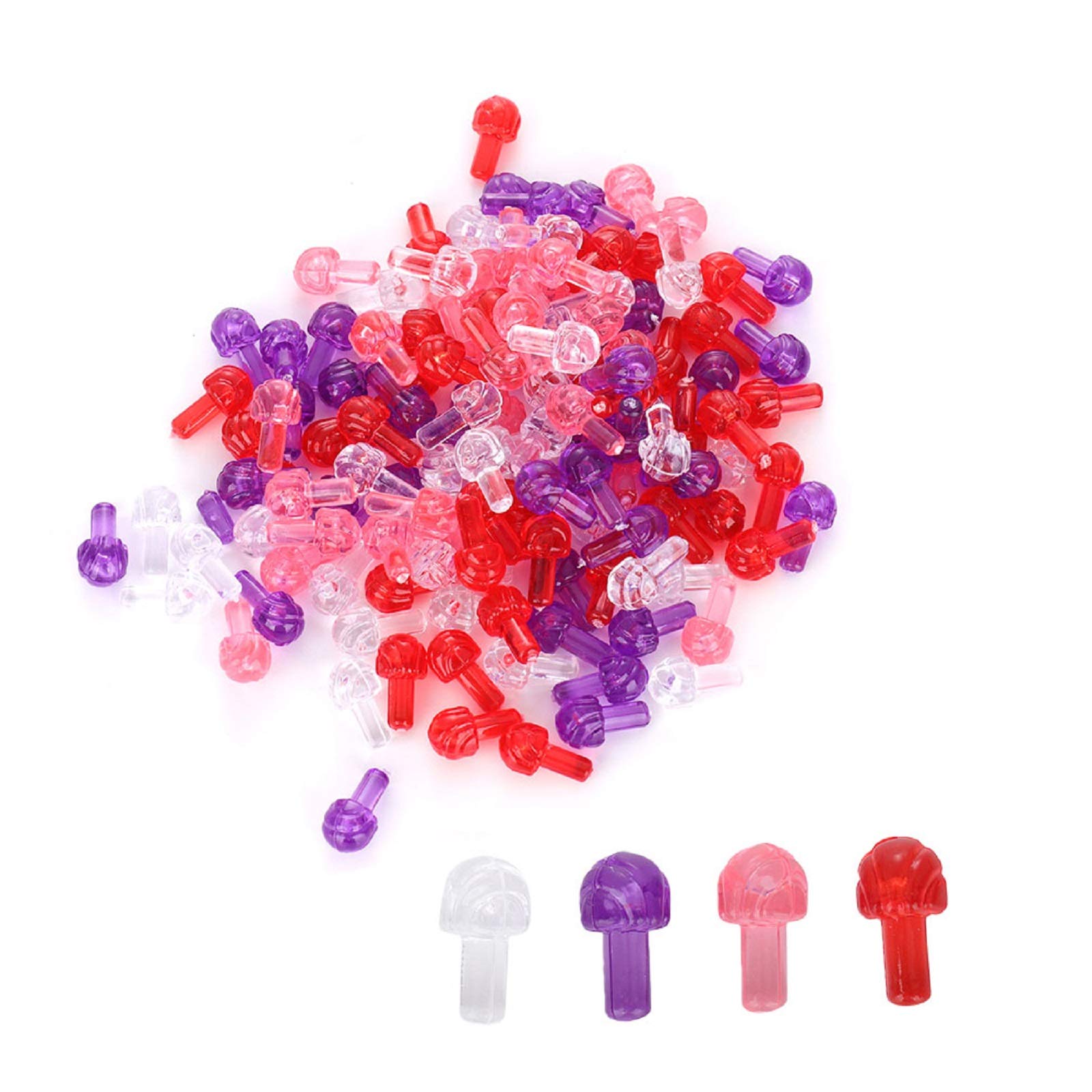100 Pcs Ceramic Christmas Tree Replacement Lights - Small Plastic Spherical Bulbs in Multi Colors for DIY Holiday Decorations | Perfect for Festive Tree Lighting, Home Decor & Christmas Craft Projects