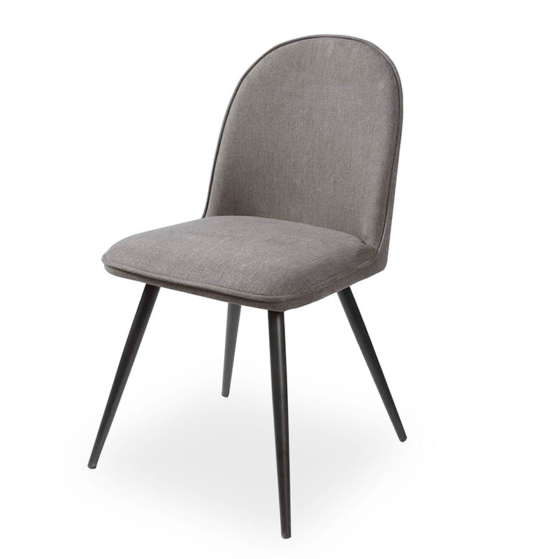 MINTO Modern Grey Dining Chair - Comfortable & Stylish for Kitchen, Dining Room, and Home Office Use