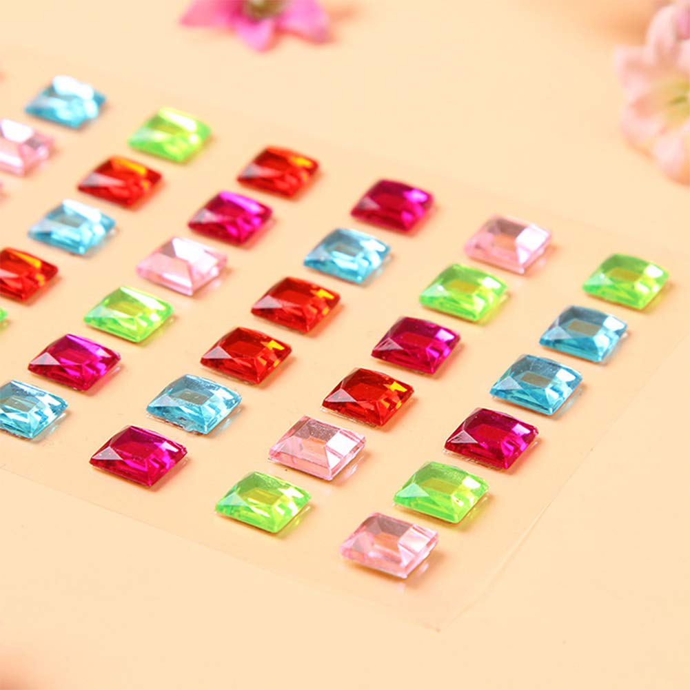 365pcs Self-Adhesive Gem Stickers for Kids Crafts & DIY Projects