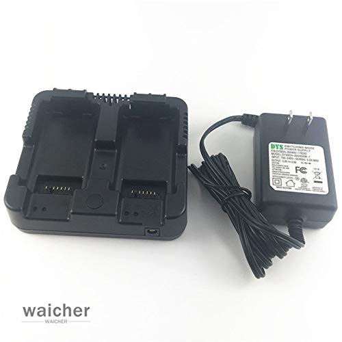 NIVO M & NIVO C Dual Battery Charger for Nikon M/C Series Total Stations - Perfect for Surveying, Construction & Engineering Site Work