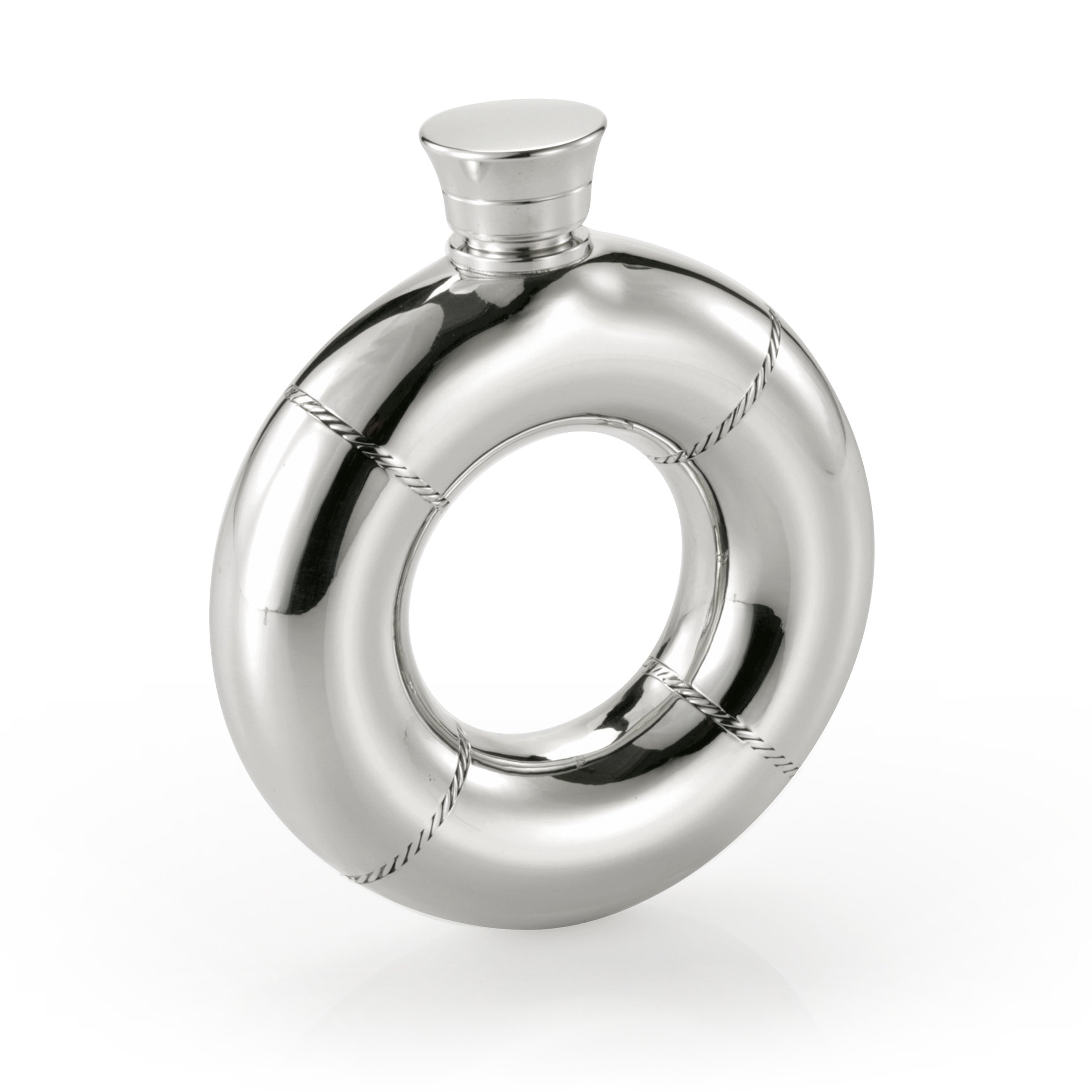 Royal Selangor Premium Pewter Hip Flask with Hand-Finished Gift Box - Perfect for Whiskey Lovers, Wedding Gifts & Anniversary Presents
