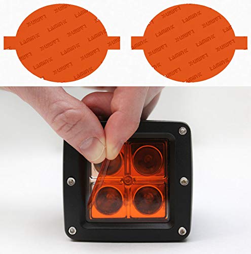 Lamin-x Custom Fit Amber Fog Light Covers for Audi Q5 (2013-2017) | Durable Protective Film | Enhance Visibility in Fog & Rain | Perfect for Off-Road & Night Driving