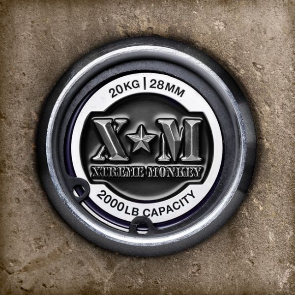 XM Fitness 320lbs Urethane Bumper Plate Kit - Olympic Weight Plates for CrossFit, Powerlifting & Home Gym Workouts
