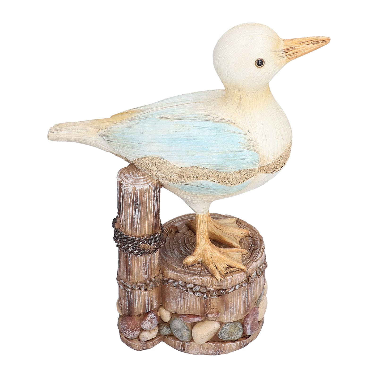 FASJ Seagull Statue - Eco-Friendly Home Decor for Bedroom, Kids Room, Office & Garden | Coastal Themed Decorations for Indoor & Outdoor Use