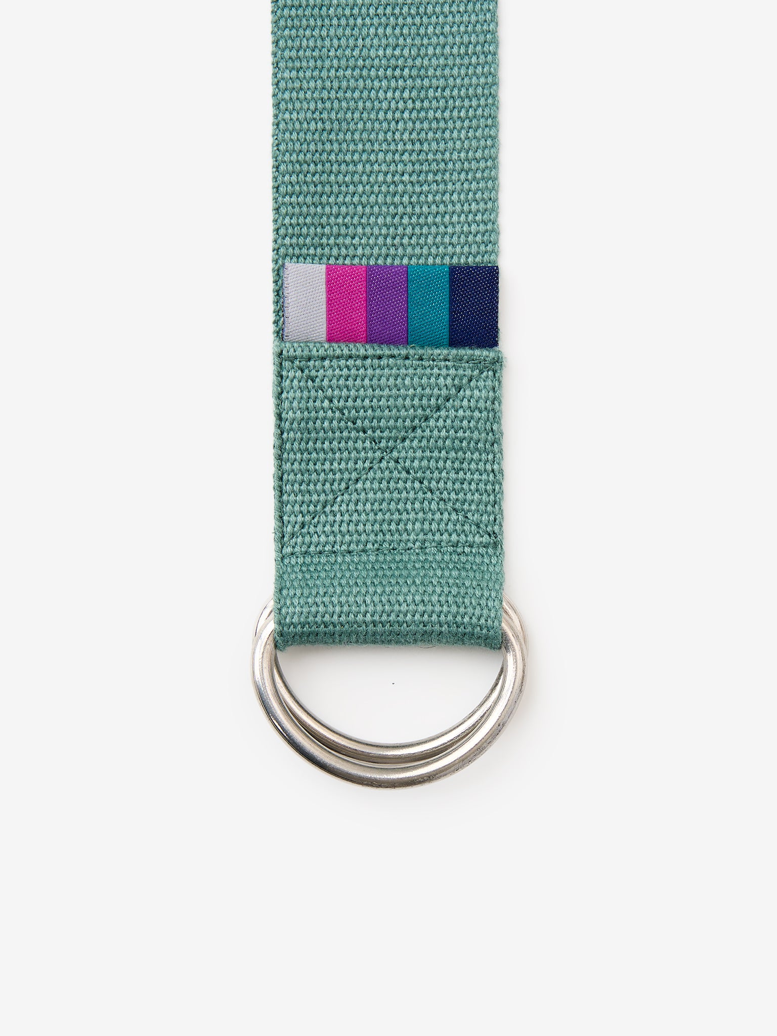 Organic Cotton D-Ring Yoga Belt for Stretching & Flexibility | Premium Yoga Accessory for Home & Studio Practice | Eco-Friendly & Comfortable