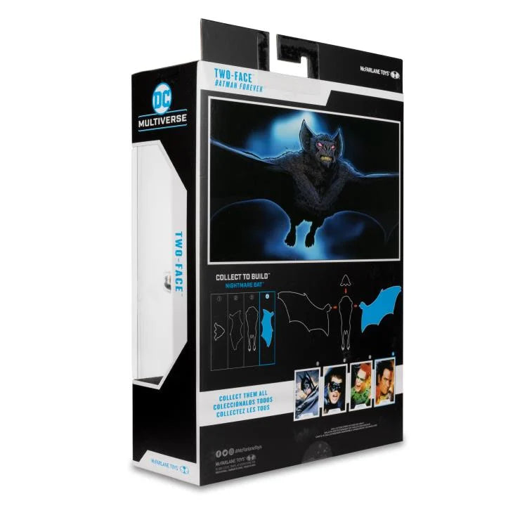 Batman Forever DC Multiverse Two Face Action Figure - Collectible Buildable Nightmare Bat - Perfect for DC Fans, Collectors & Display - Great for Home Decor, Office Display & Comic Conventions