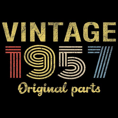 Vintage 1957 Retro Birthday T-Shirt for Men - 68th Birthday Gift with Original Design - Perfect for Dad, Grandpa & Classic Car Lovers
