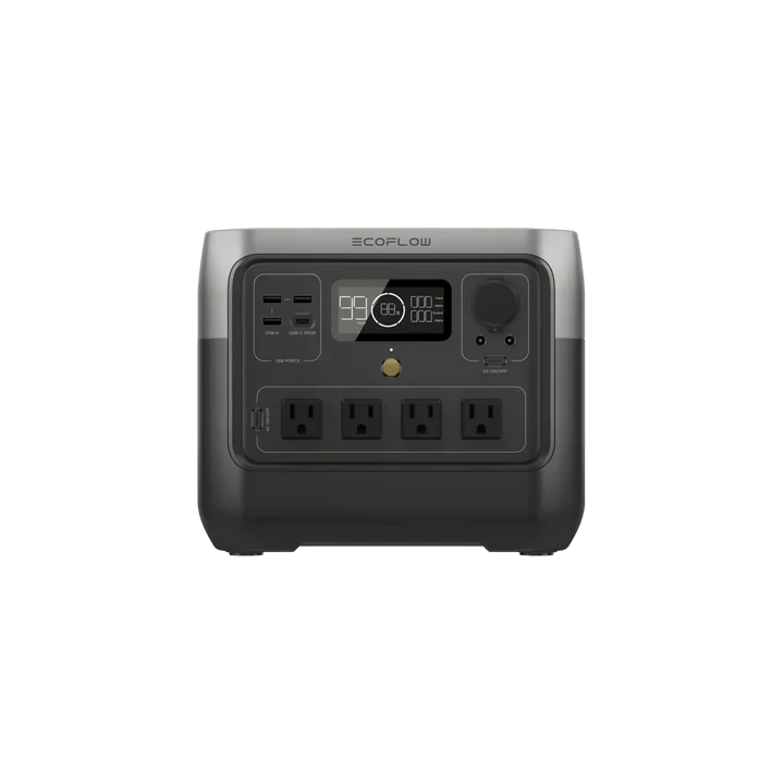 EcoFlow RIVER 2 Pro Portable Power Station with 110W Solar Panel | 768Wh Solar Generator for Camping, RV, Emergencies & Off-Grid Power