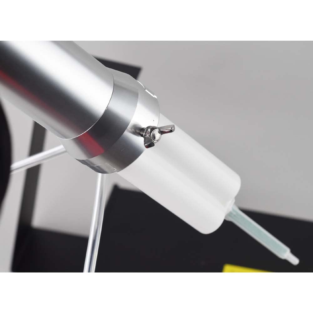 Semiautomatic Bicomponent AB Glue Dispenser Machine - 50ML Aluminum Flashlight Type (1:1 Ratio) for Plastic Bonding, DIY Crafts, and Home Repairs