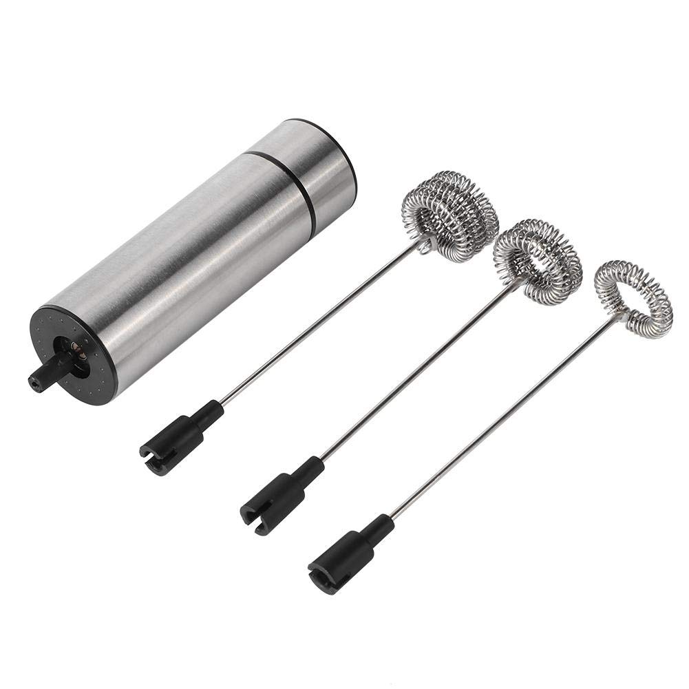 Electric Milk Frother & Coffee Stirrer - Stainless Steel Handheld Blender for Coffee, Eggs, and Baking - Perfect for Home Kitchen, Cafe, and Office Use