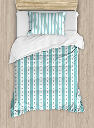 Mint Green and White