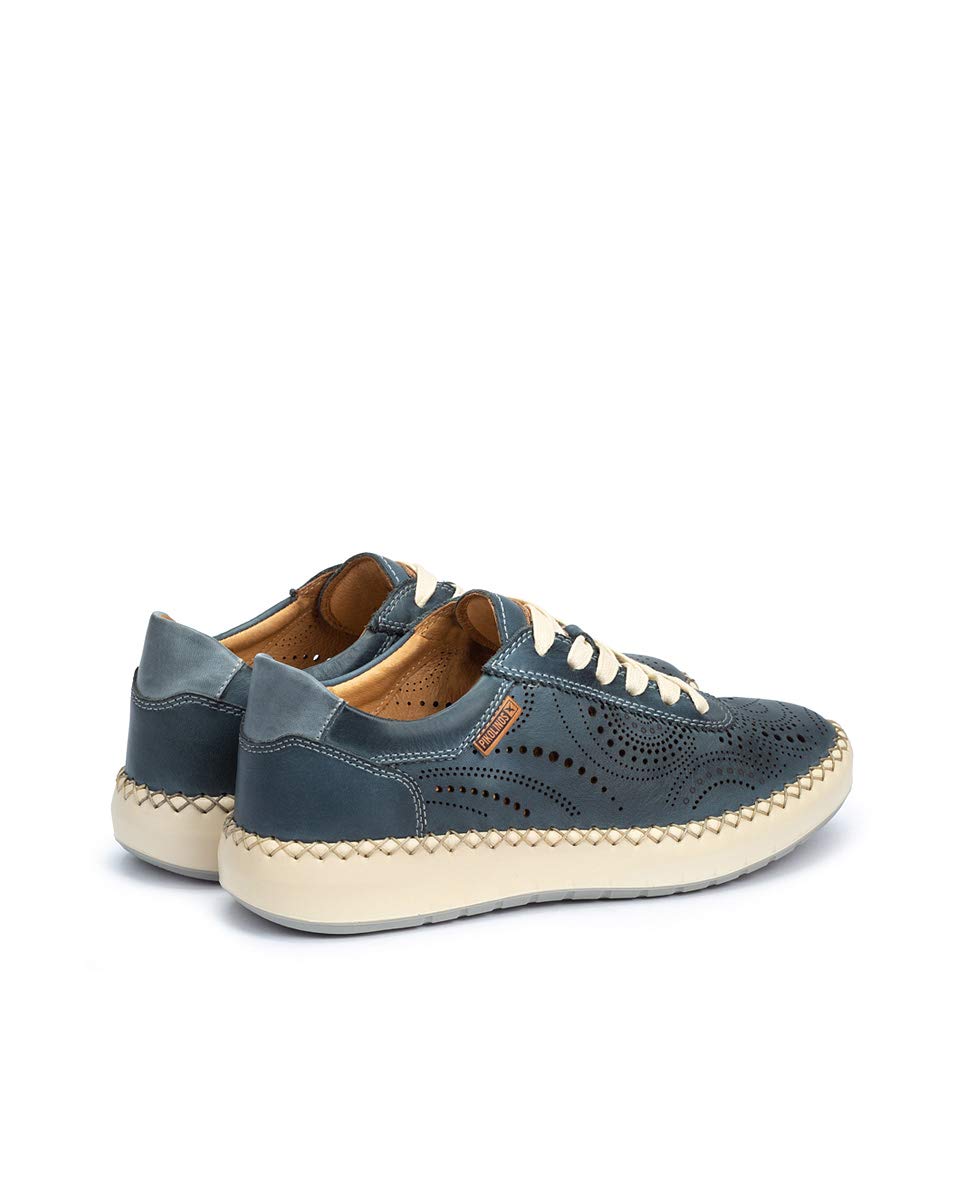 PIKOLINOS Women's Leather Mesina Sneakers - Comfortable & Stylish Casual Shoes for Walking, Travel & Everyday Wear