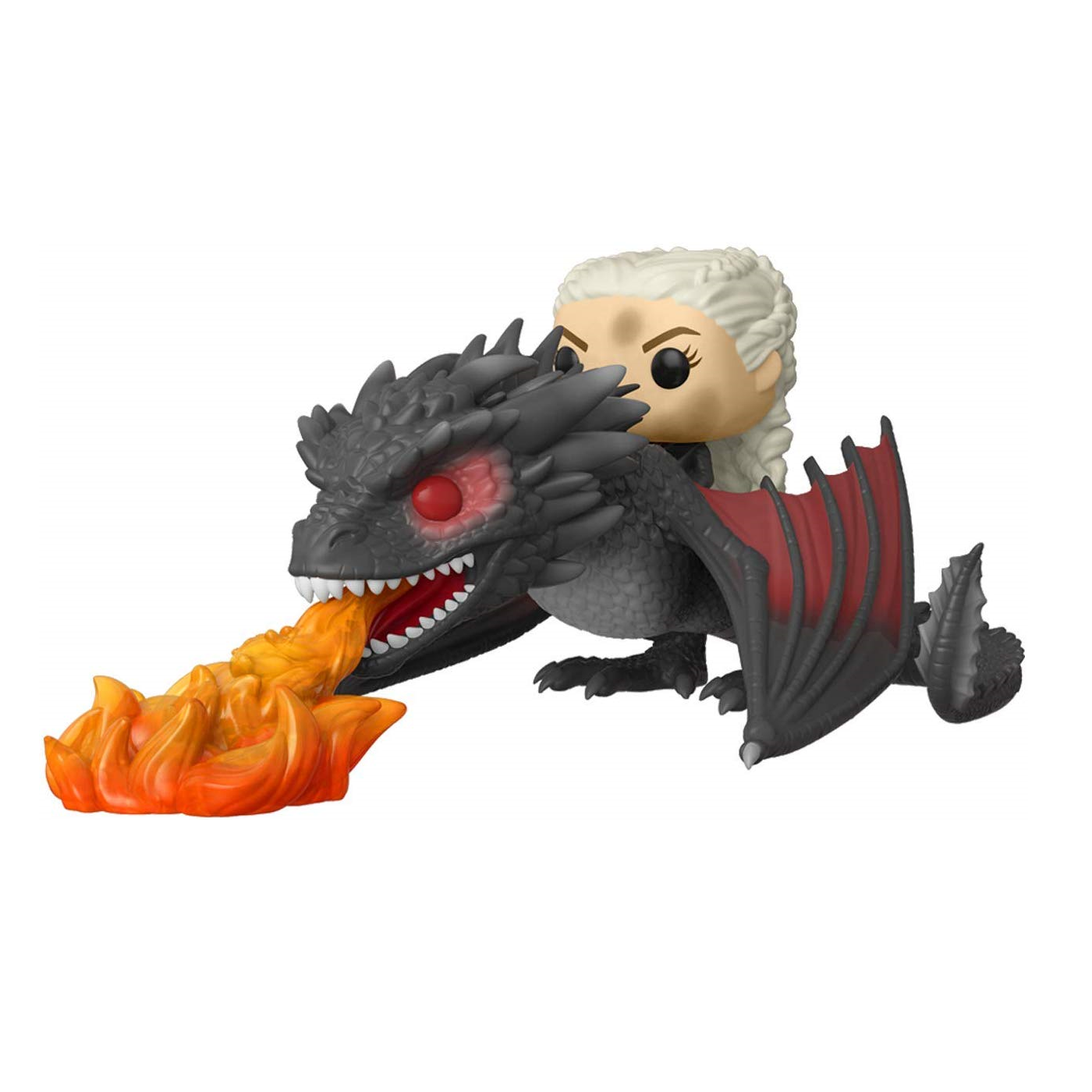 Funko POP Rides: Game of Thrones Daenerys Targaryen with Fiery Dragon Collectible Figure #68 - Perfect for GOT Fans, Display Shelf & Pop Culture Collections