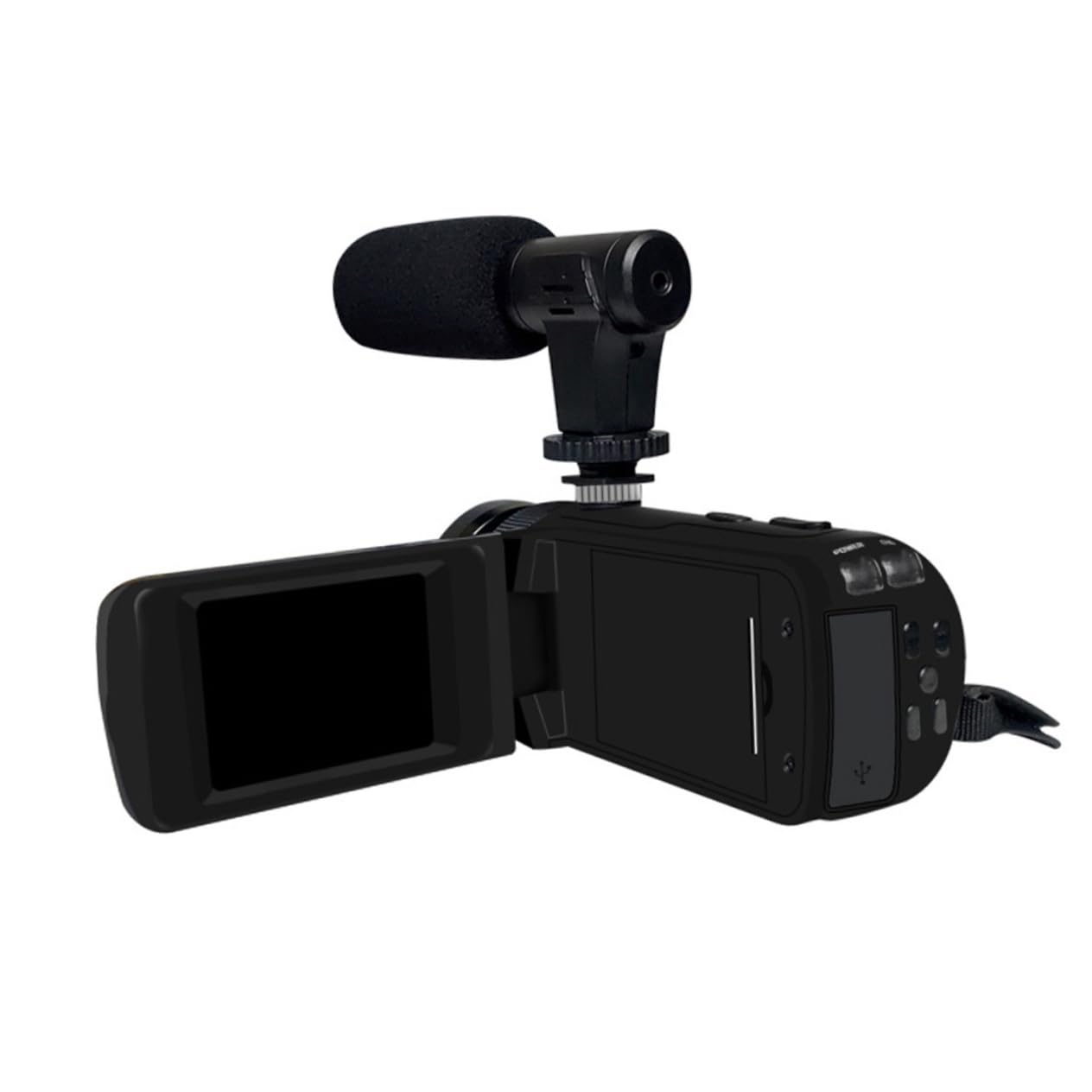 PartyKindom 1 Set HD Digital Video Camera Recorder DVR with Built-in Microphone - Perfect for Home Security, Vlogging, and Outdoor Adventures