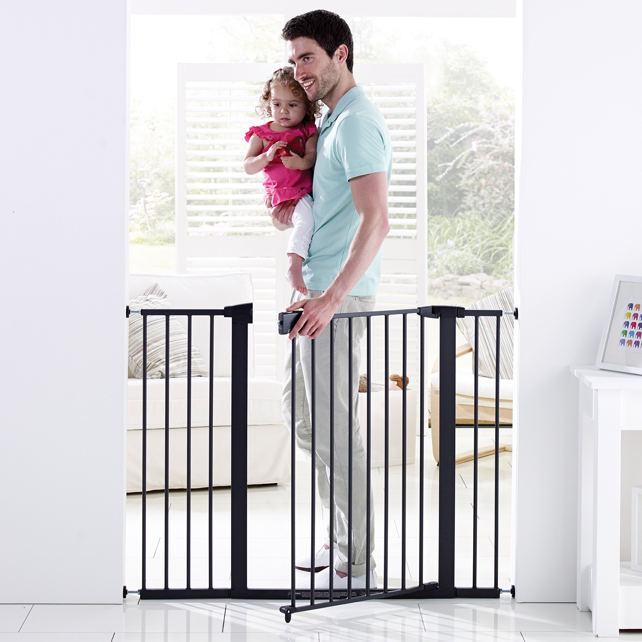 Munchkin Easy Close XL Metal Baby Gate - Adjustable 29.5