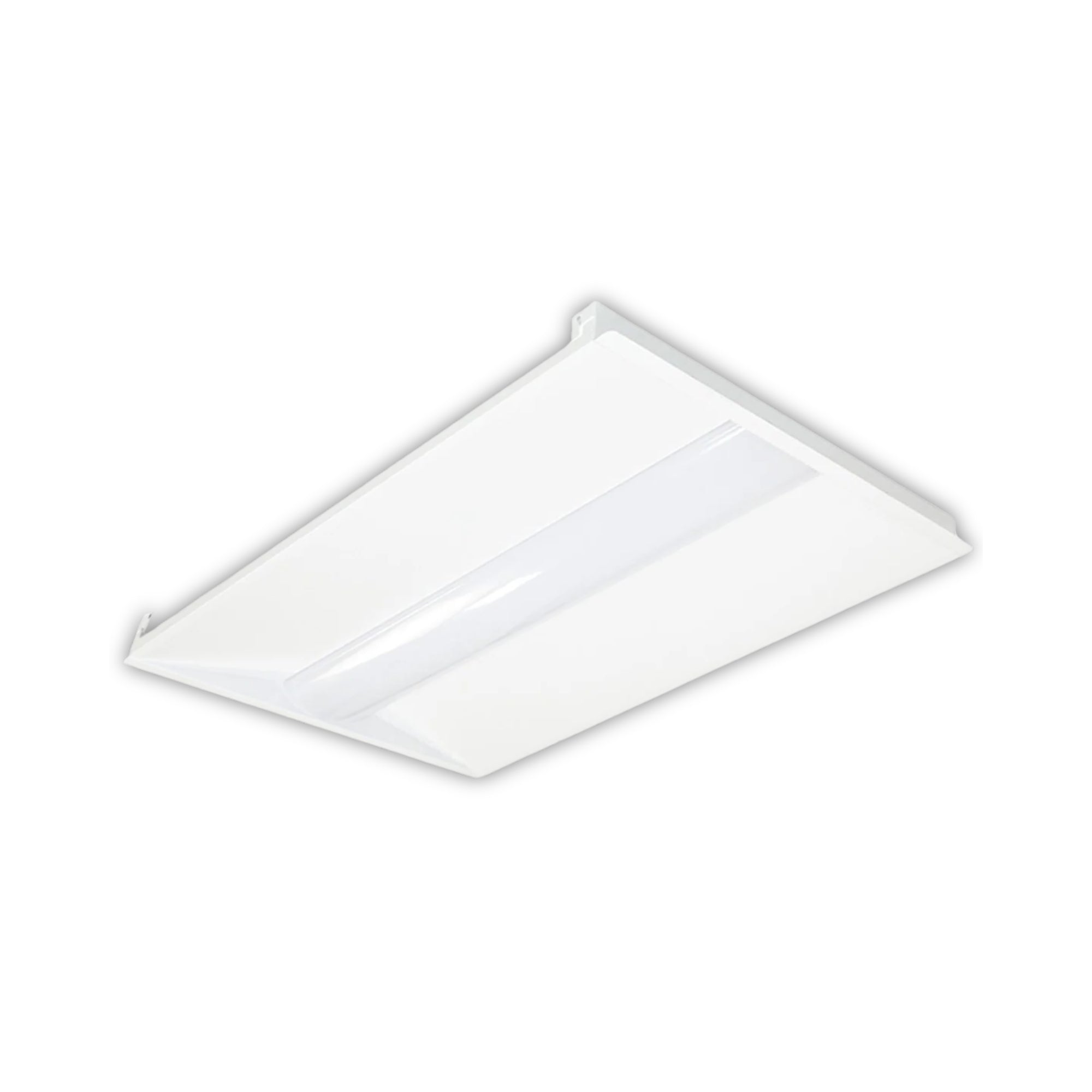 2x4 LED Troffer Light - 5500 Lumens, 30W/50W, 3000K/3500K/4000K/5000K Color Temperature, 120V-277V - Perfect for Office, Warehouse, and Commercial Lighting