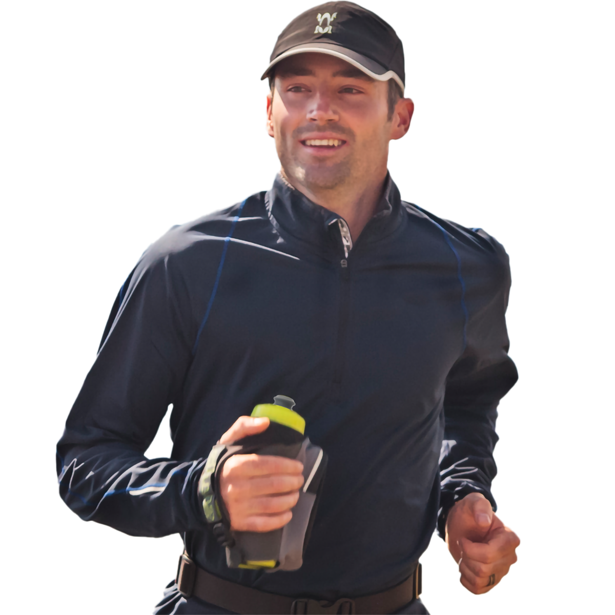 12 oz Hydraform Ergo Lite Ultra Handheld Water Bottle - Lightweight & Leakproof for Gym, Hiking, Travel & Everyday Use