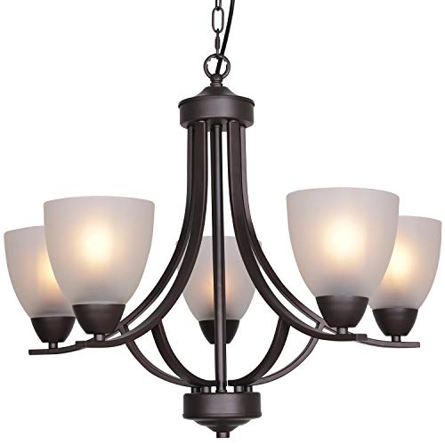 oil rubbed bronz 5 light