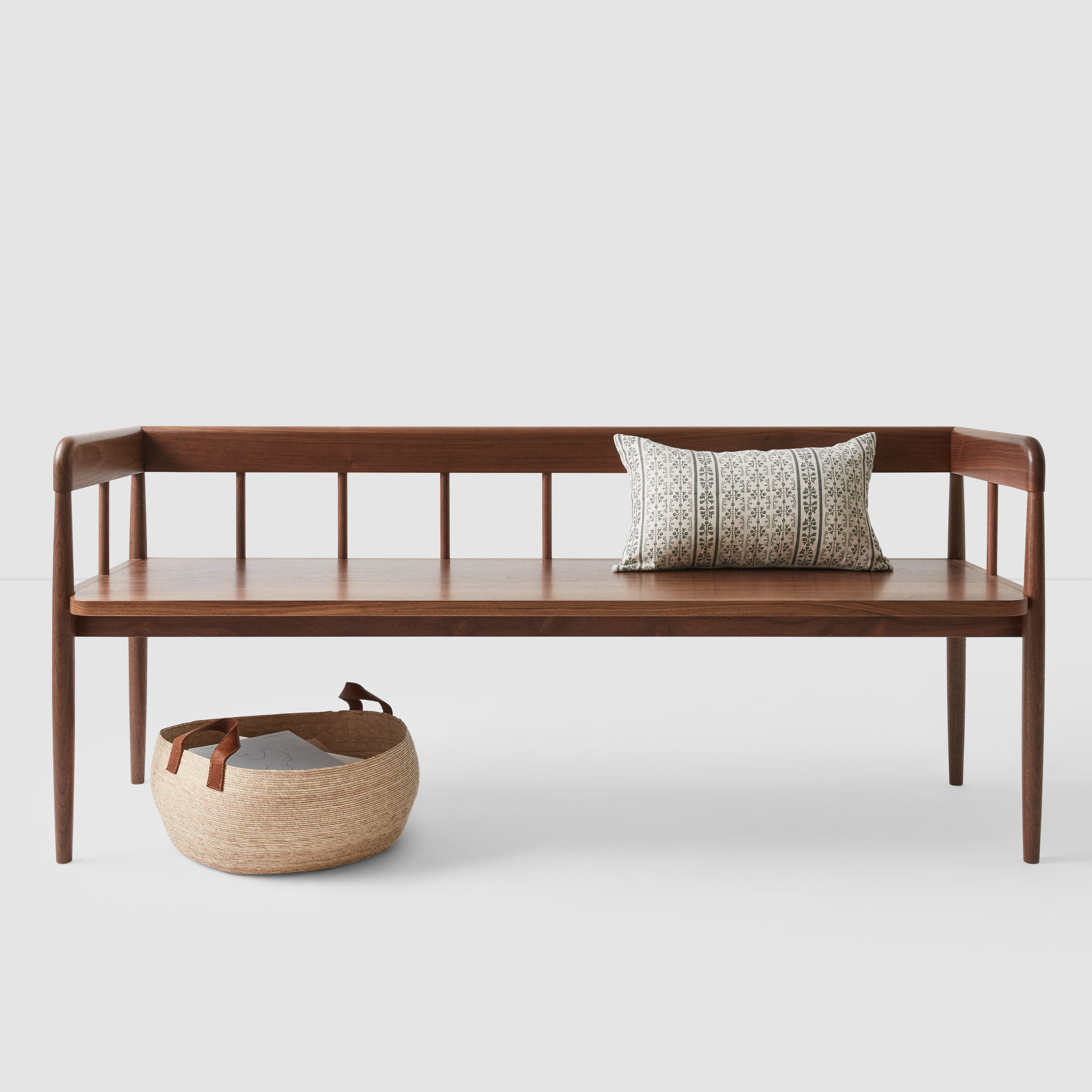 Augusta Bench - Premium Outdoor Wooden Bench for Patio, Garden, and Backyard - Perfect for Relaxing and Entertaining Guests