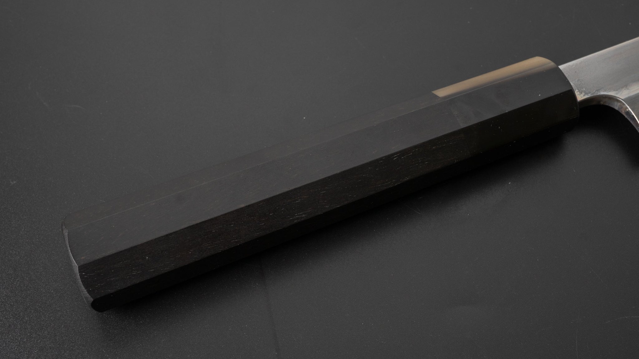 Hitohira Togashi White #1 Steel Hakumon Mizu Honyaki Kiritsuke Yanagiba 300mm Japanese Sushi Knife with Taihei Ebony Handle & Saya - Perfect for Sushi Chefs & Japanese Cuisine Preparation