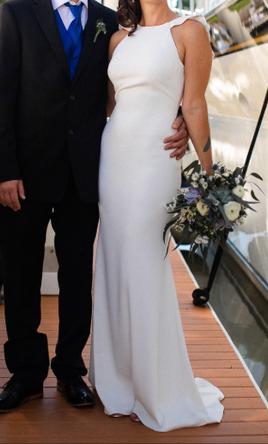 Badgley Mischka Heather Wedding Gown - Elegant Lace Bridal Dress for Beach, Garden & Formal Ceremonies
