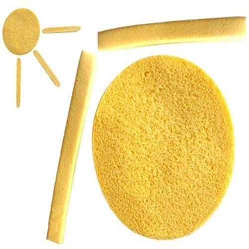 Bella Faccia Facial Cleansing Sponge Puff - 12 Pack Multicolor Face Wash Sponges for Deep Cleaning & Exfoliation | Buy 1 Get 1 Free | Perfect for Daily Skincare Routine & Makeup Removal