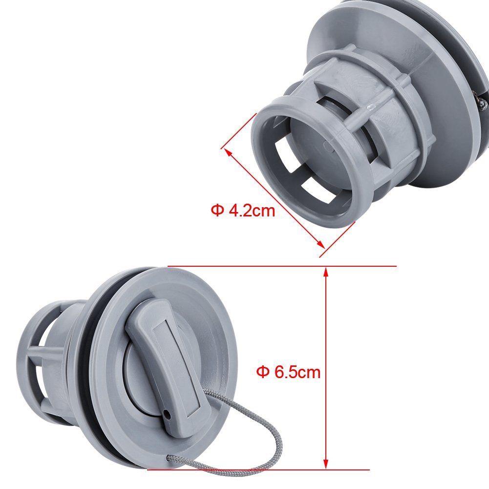 Boat Air Valve Replacement - PVC Inflatable Gas Valve for Kayak, Dinghy, Canoe & Inflatable Boats - Perfect for Marine, Fishing & Water Sports Accessories