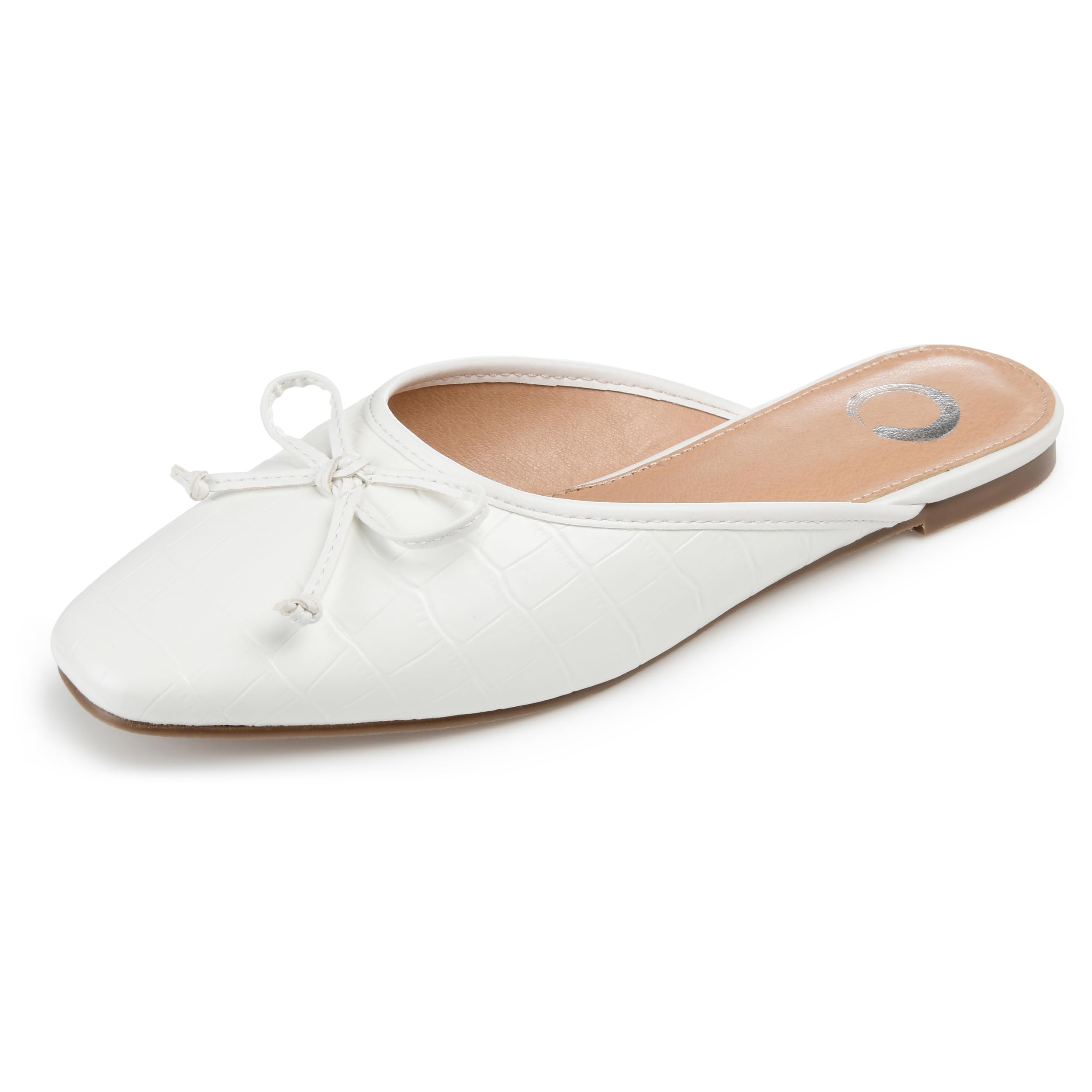Journee Collection Women's Comfortable Ballet Flats - Lightweight Slip-On Shoes for Work, Travel & Everyday Wear