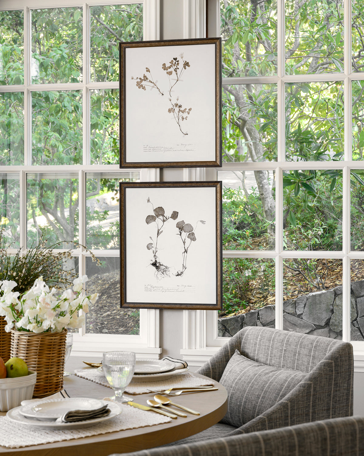 Subdued Botanicals II - Elegant Floral Wall Art Prints for Home & Office Decor | Perfect for Living Room, Bedroom, and Gift Giving