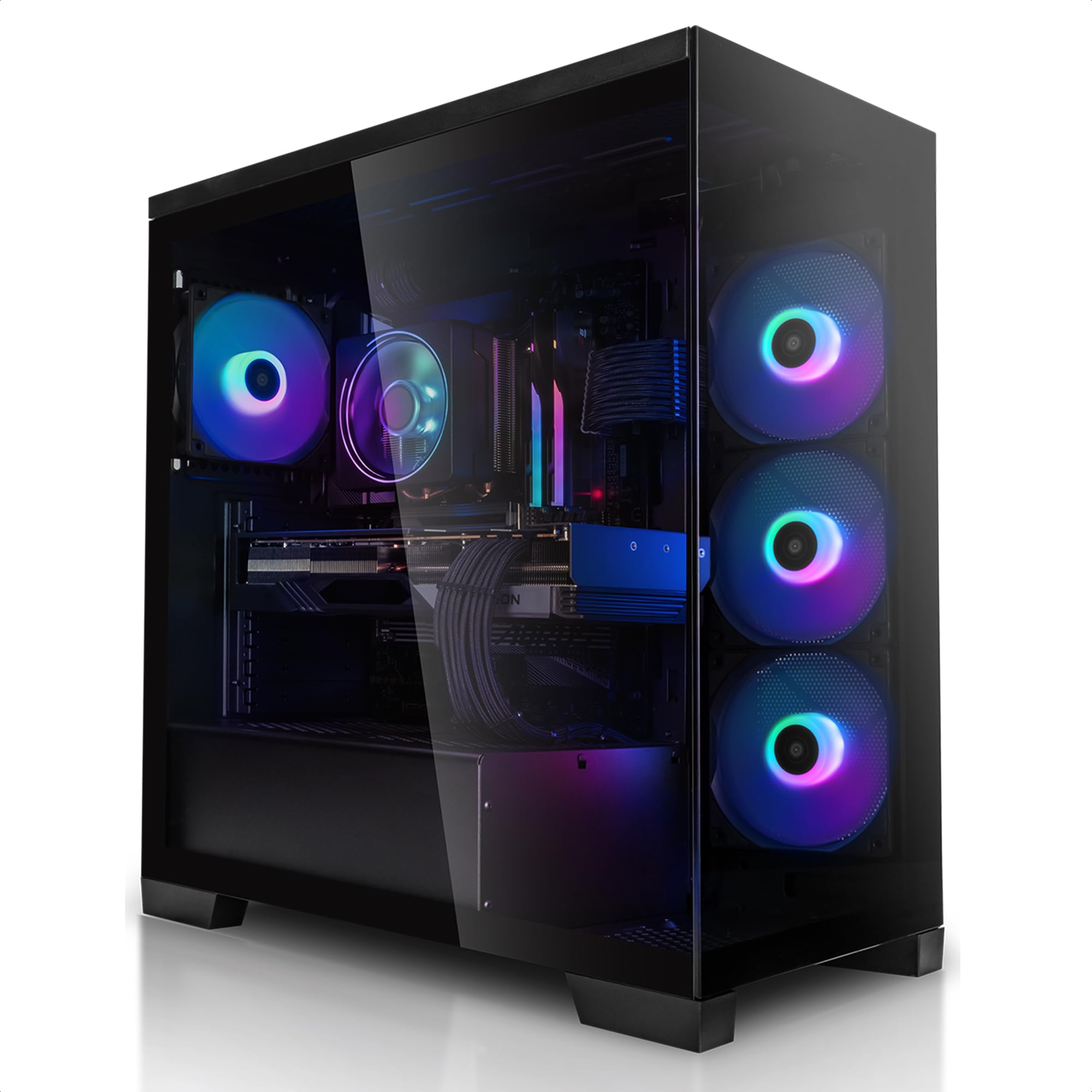 Megaport Gaming PC - AMD Ryzen 7 7700, Windows 11, GeForce RTX 5070 12GB, 32GB DDR5 RAM, 1TB M.2 SSD, WiFi - High Performance Gaming Desktop for Esports, Streaming & VR Gaming