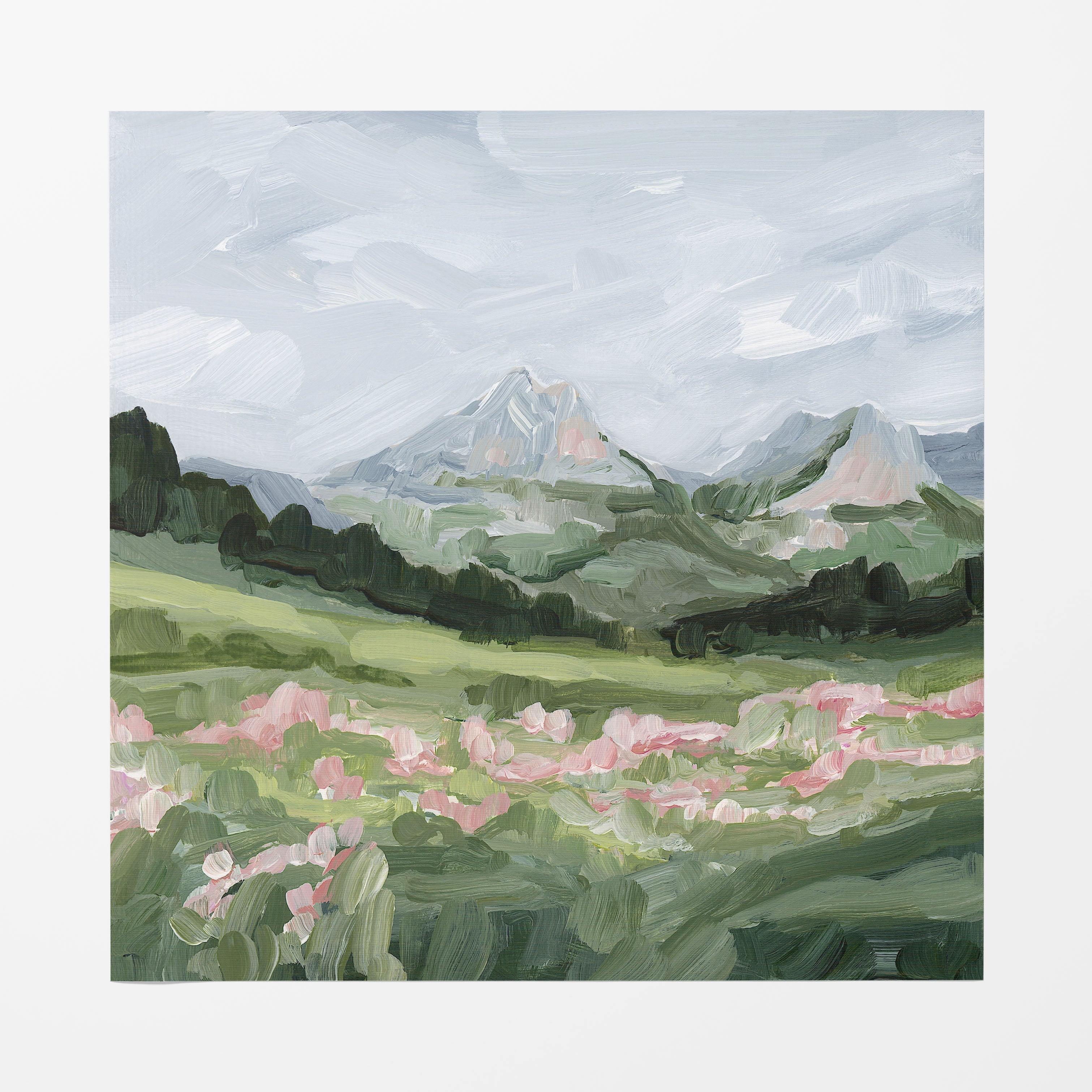 Stunning Glacier Views Art Print - High-Quality Wall Decor for Living Room, Office & Bedroom - Perfect for Nature Lovers & Home Interior Design
