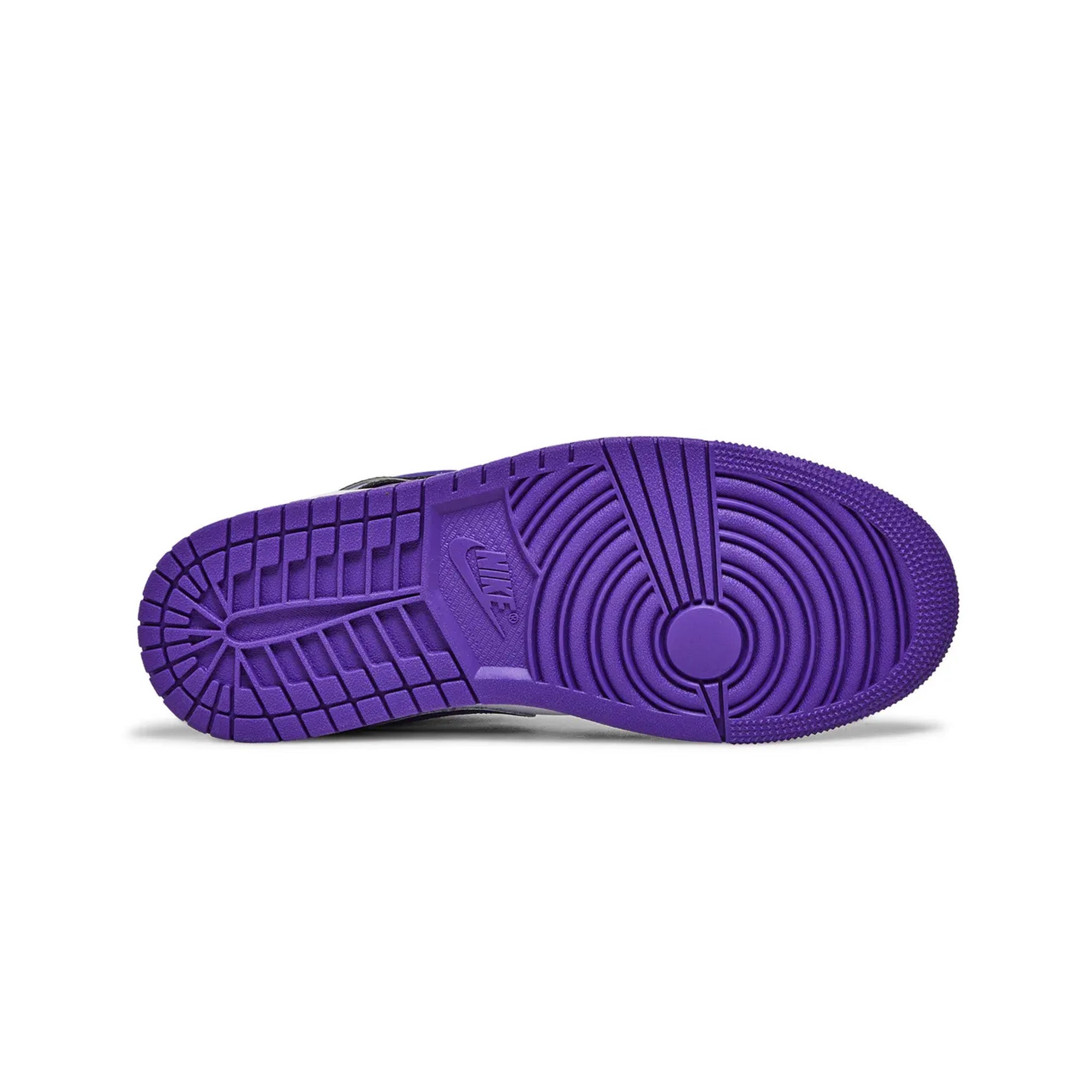 Air Jordan 1 Mid 'White Black Purple' Basketball Shoes (2022) - Men's Retro Sneakers for Casual Wear, Street Style & Basketball Games