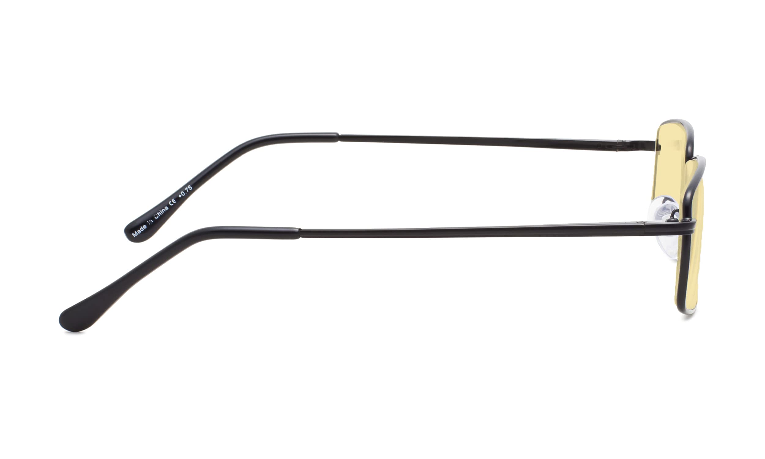 3 Pack Blue Light Blocking Reading Glasses for Men - Anti Eyestrain Yellow Tinted Computer Readers +0.50 Strength | Perfect for Office Work, Gaming & Nighttime Reading