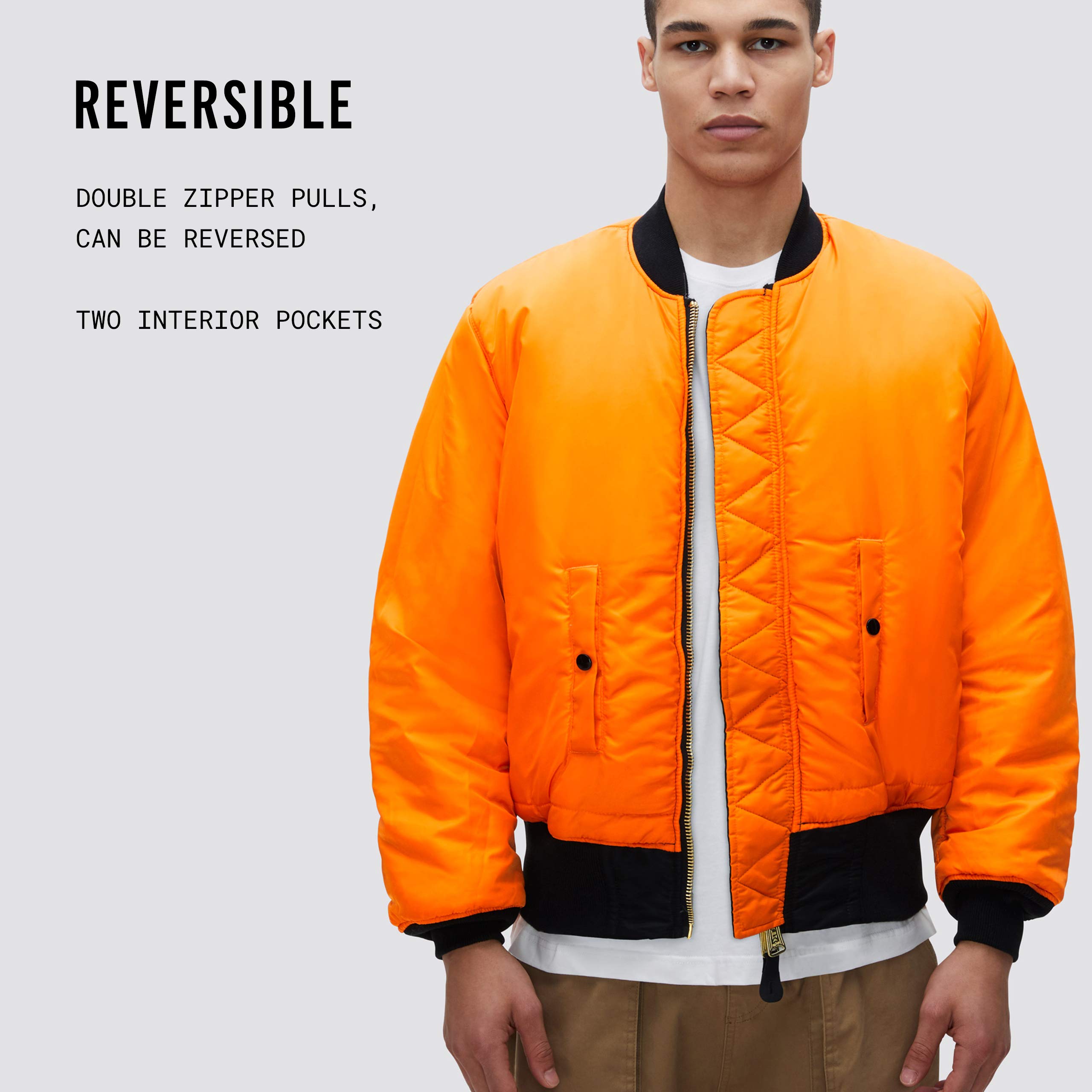 Alpha Industries MA-1 Bomber Flight Jacket - Men's Military Style Pilot Jacket with Water-Repellent Nylon - Perfect for Aviation Enthusiasts & Streetwear Fashion