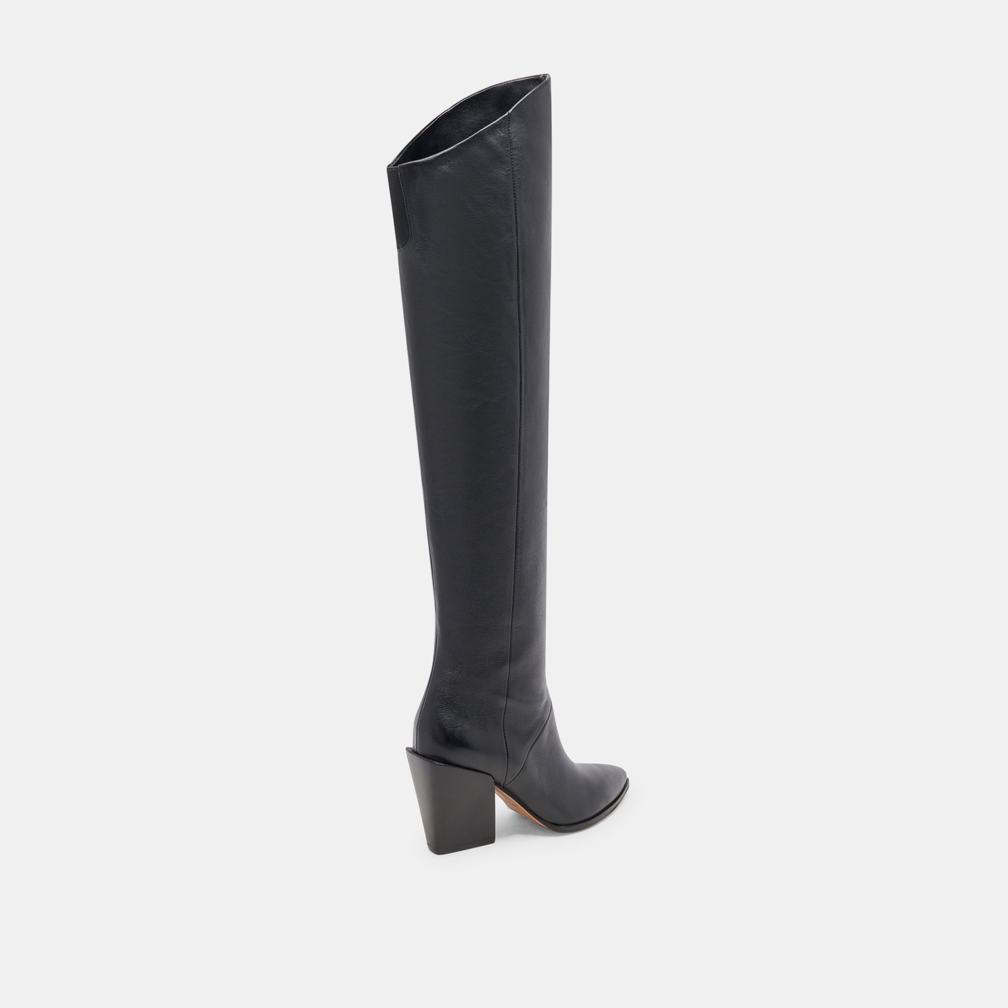 Lupin Wide Calf Boots for Women – Black Leather Ankle Boots with Comfortable Fit | Perfect for Work, Casual Wear & Outdoor Activities