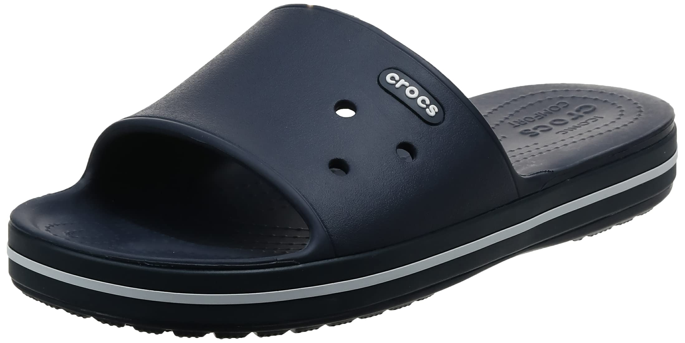 Crocs Unisex-Adult Crocband 3 Slide Sandals - Lightweight Comfortable Slip-On Water Shoes for Men & Women - Perfect for Beach, Pool, and Casual Wear
