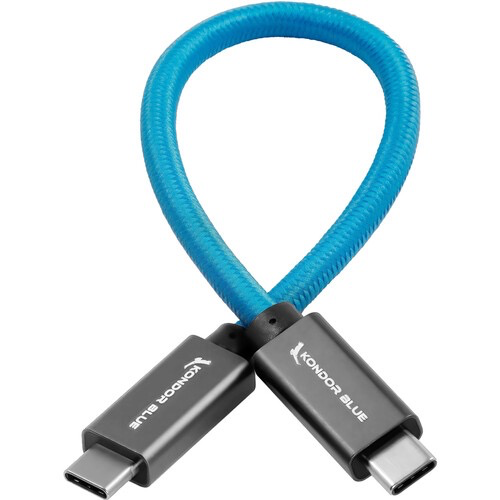Kondor Blue Premium HDMI & USB-C Cable Pack for Blackmagic Pocket Cinema Camera 6K & 4K - 4 Pack High-Speed Cables for Professional Filmmaking & Studio Production
