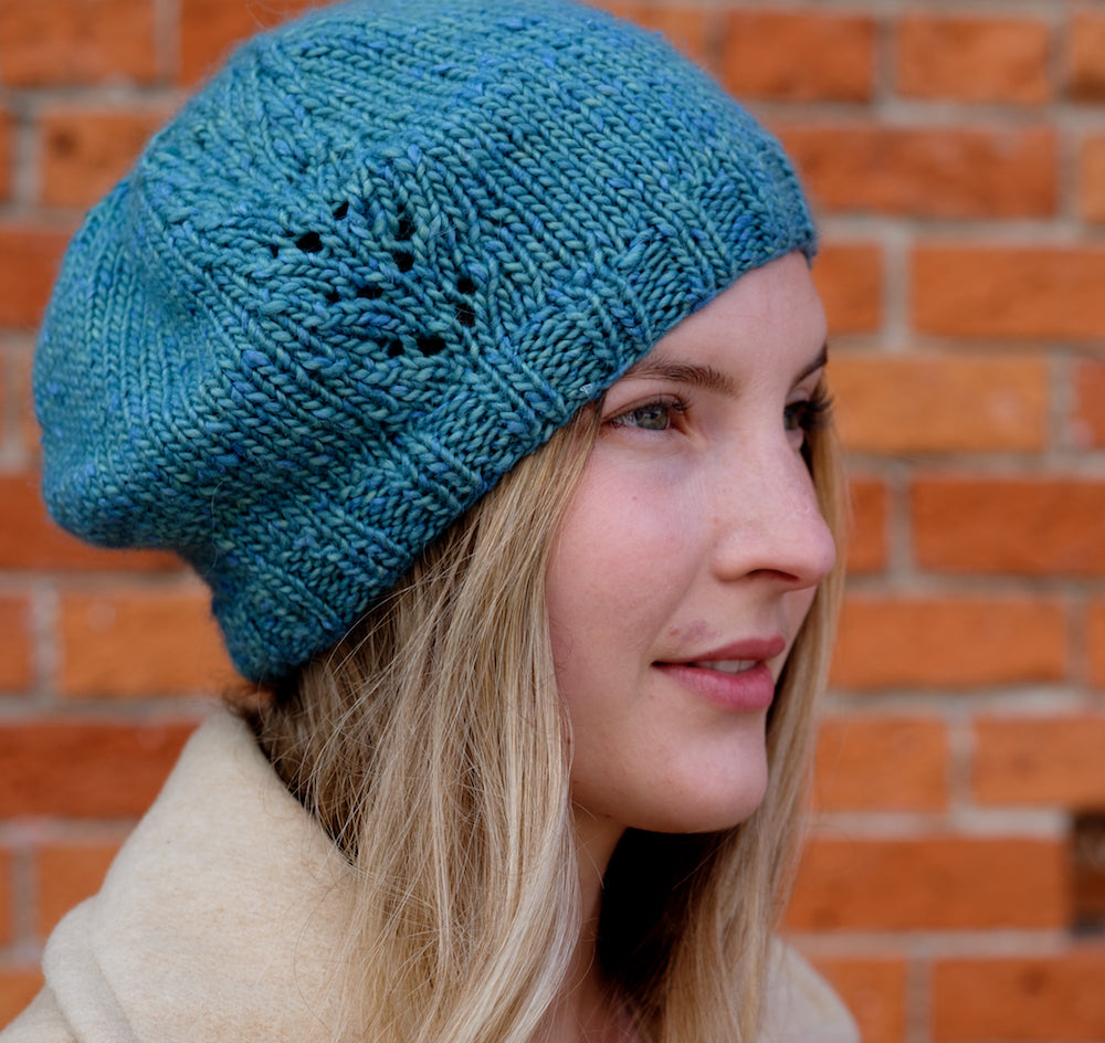 Twinberry Lace Hat Crochet Pattern PDF - Instant Download Knitting Beanie Design by Sweet Shop Patterns - Perfect for Winter Accessories, Baby Gifts & DIY Craft Projects
